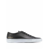Common Projects logo print lace-up trainers - Preto