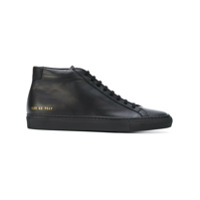 Common Projects Tênis cano alto de couro 'Original Achilles' - Preto