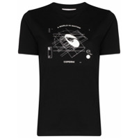 Coperni Camiseta com estampa gráfica Glow in the Dark - Preto