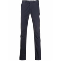 Corneliani Calça chino cintura média - Azul