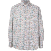 Corneliani Camisa com estampa floral - Estampado