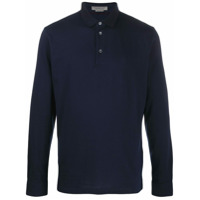 Corneliani Camisa polo mangas longas - Azul