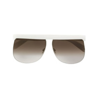 Courrèges Eyewear Óculos de sol aviador - Branco