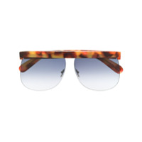 Courrèges Eyewear Óculos de sol aviador 'Havana' - Marrom