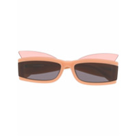 Courrèges Eyewear Óculos de sol retangular - Neutro