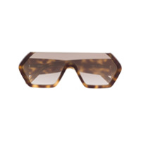 Courrèges Eyewear Óculos de sol tartaruga - Marrom