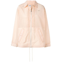 Courrèges Jaqueta com cordão de ajuste - Rosa