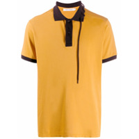 Craig Green Camisa polo com detalhe de amarração - Amarelo