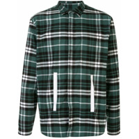 Craig Green Camisa xadrez com aplicação - Verde