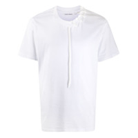 Craig Green Camiseta com detalhe de amarração - Branco