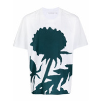 Craig Green Camiseta de algodão com estampa color block - Branco