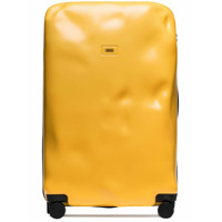 Crash Baggage Mala Icon amarela com rodas na base - Amarelo