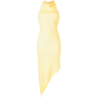Cult Gaia Vestido slim Bira assimétrico - Amarelo