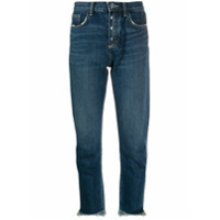 Current/Elliott Calça jeans reta cropped - Azul