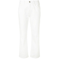 Current/Elliott cropped bootcut jeans - Branco