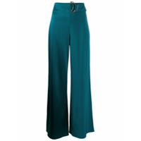 Cushnie Calça pantalona cintura alta - Azul