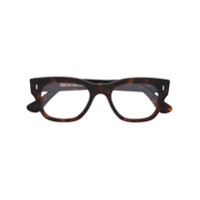 Cutler & Gross Armação de óculos quadrada - Marrom