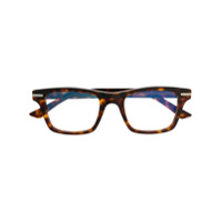 Cutler & Gross Armação de óculos quadrada - Marrom