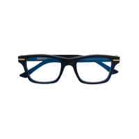 Cutler & Gross Armação de óculos retangular - Azul
