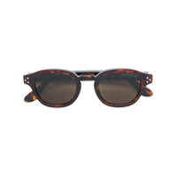 Cutler & Gross Óculos de sol arredondado - Marrom