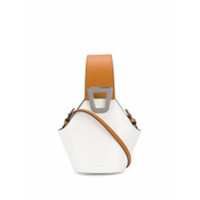 Danse Lente Bolsa bucket pequena de couro - Branco