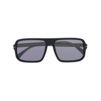 DAVID BECKHAM EYEWEAR Óculos de sol oversized com lentes coloridas - Preto