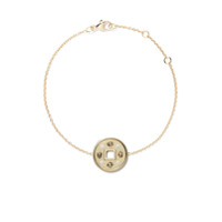 De Beers Pulseira Talisman Lucky Coin de ouro 18k com diamantes - YELLOW GOLD