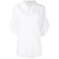 Delada Camisa com detalhe de recortes vazados - Branco
