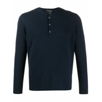 Dell'oglio Blusa mangas longas com abotoamento - Neutro