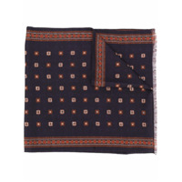 Dell'oglio Echarpe com estampa abstrata - Azul