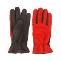 Dell'oglio Par de luvas com recortes - Vermelho