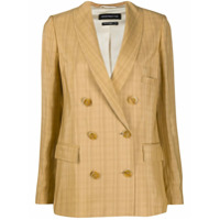 Department 5 Blazer xadrez com abotoamento duplo - Marrom