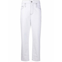 Department 5 Calça jeans reta cintura alta - Branco