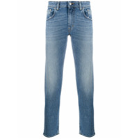 Department 5 Calça jeans slim Corkey cintura média - Azul