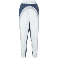 Derek Lam 10 Crosby Calça jogger color block - Azul