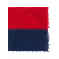 Destin Cachecol color block de tricô - Vermelho