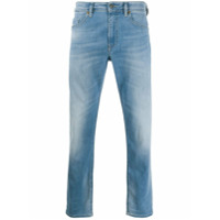 Diesel Calça jeans skinny com efeito de lavagem - Azul