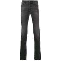 Diesel Calça jeans skinny Sleenker-X com cintura média - Cinza