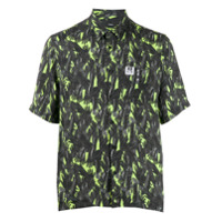 Diesel Camisa com padronagem abstrata - Verde