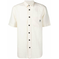 Diesel Camisa Only the Brave com patch - Neutro