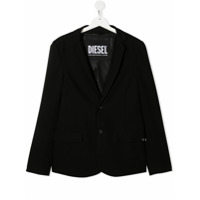 Diesel Kids Blazer com abotoamento simples - Preto