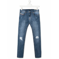 Diesel Kids Calça jeans Sleenker Jogg - Azul