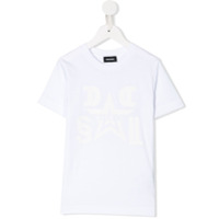 Diesel Kids Camiseta com estampa de logo 3D - Branco