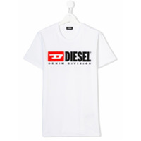 Diesel Kids Camiseta 'TEEN Tjustdivision' - Branco