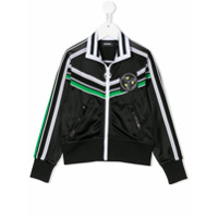 Diesel Kids Jaqueta esportiva com zíper - Preto