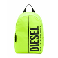 Diesel Kids Mochila com estampa de logo - Amarelo