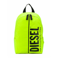 Diesel Kids Mochila com estampa de logo - Amarelo