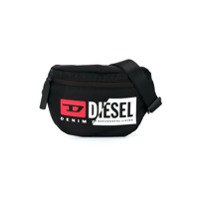Diesel Kids Pochete com estampa de logo - Preto