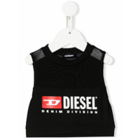 Diesel Kids Regata com estampa de logo - Preto