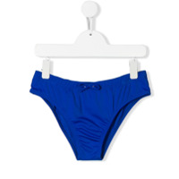 Diesel Kids Sunga com estampa de caveira - Azul